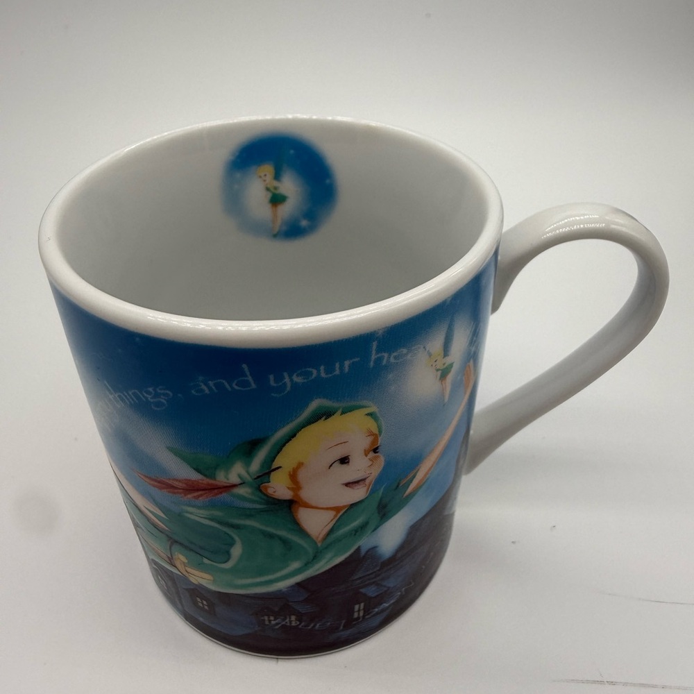 Disney Peter Pan Mini 3 inch Tea Coffee Cup Mug Designed in England Paul Cardew
